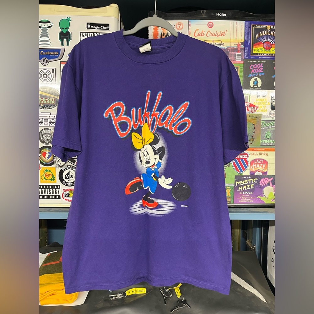 Vintage 90s Minnie Mouse Buffalo Tee